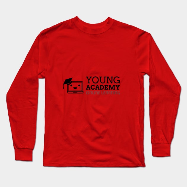 Young Academy Online Learning Long Sleeve T-Shirt by BB Funny Store